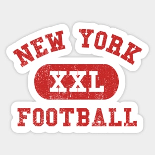 New York Football V Sticker